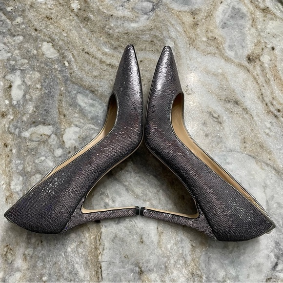 Sam Edelman Women's Hazel Pointy Toe Metallic Sequin Pumps Shoes Size 8 - Picture 5 of 11